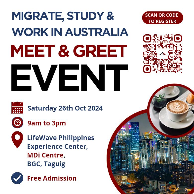 Migrate, Study and Work in Australia FREE EVENT 