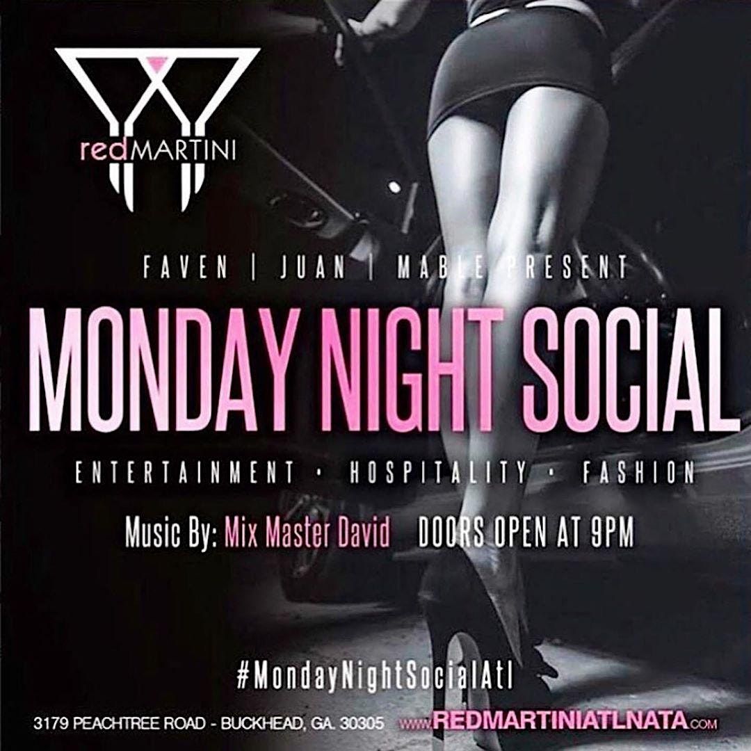 Monday Night Social @ Red Martini\/SOGA ENTERTAINMENT
