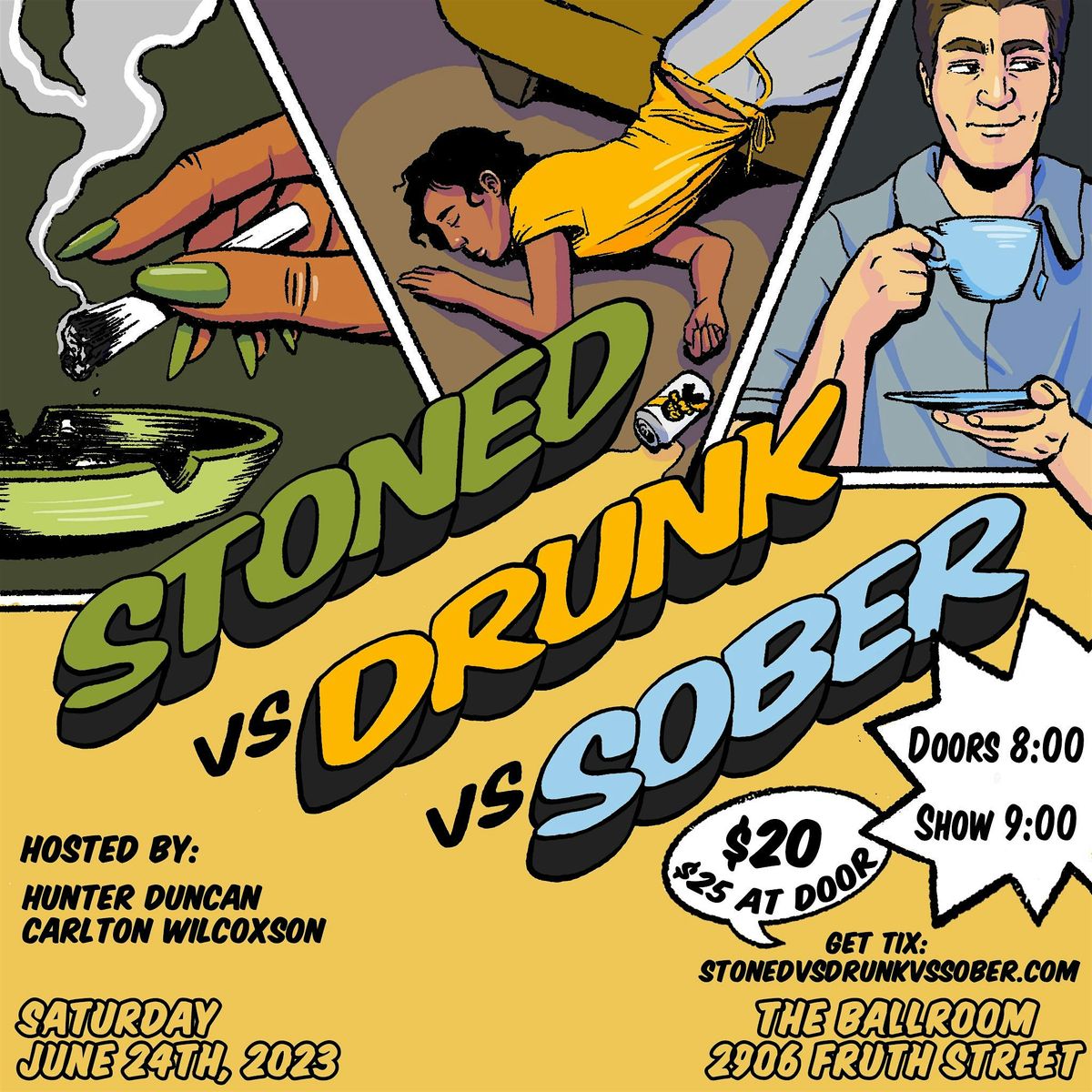 Stoned vs Drunk vs Sober: HILARIOUS HALLOWEEN!