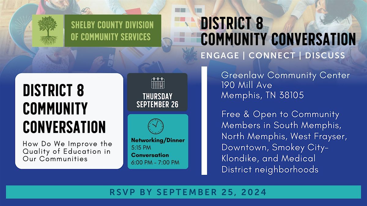 Shelby County Commission District 8 Community Conversation