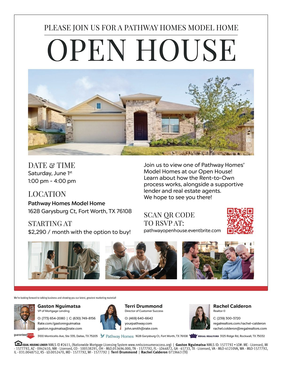 6\/1 Pathway Homes Model Home Open House and Q&A with Guaranteed Rate