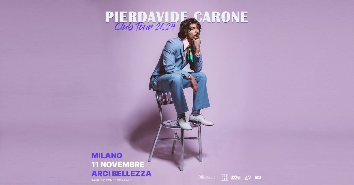 Pierdavide Carone | Milano, Arci Bellezza