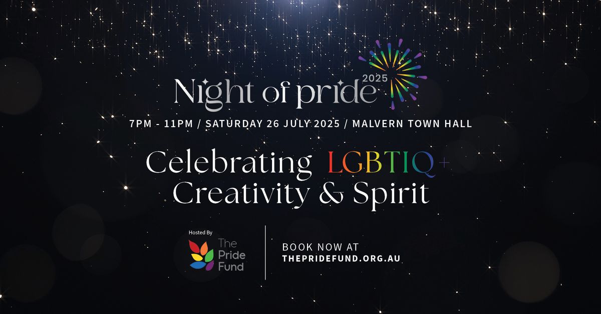 Night of Pride 2025 - Hosted by The Pride Fund