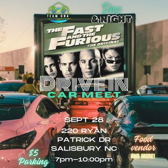 TEAM DNA and DAY & NIGHTs drive-in movies car meet