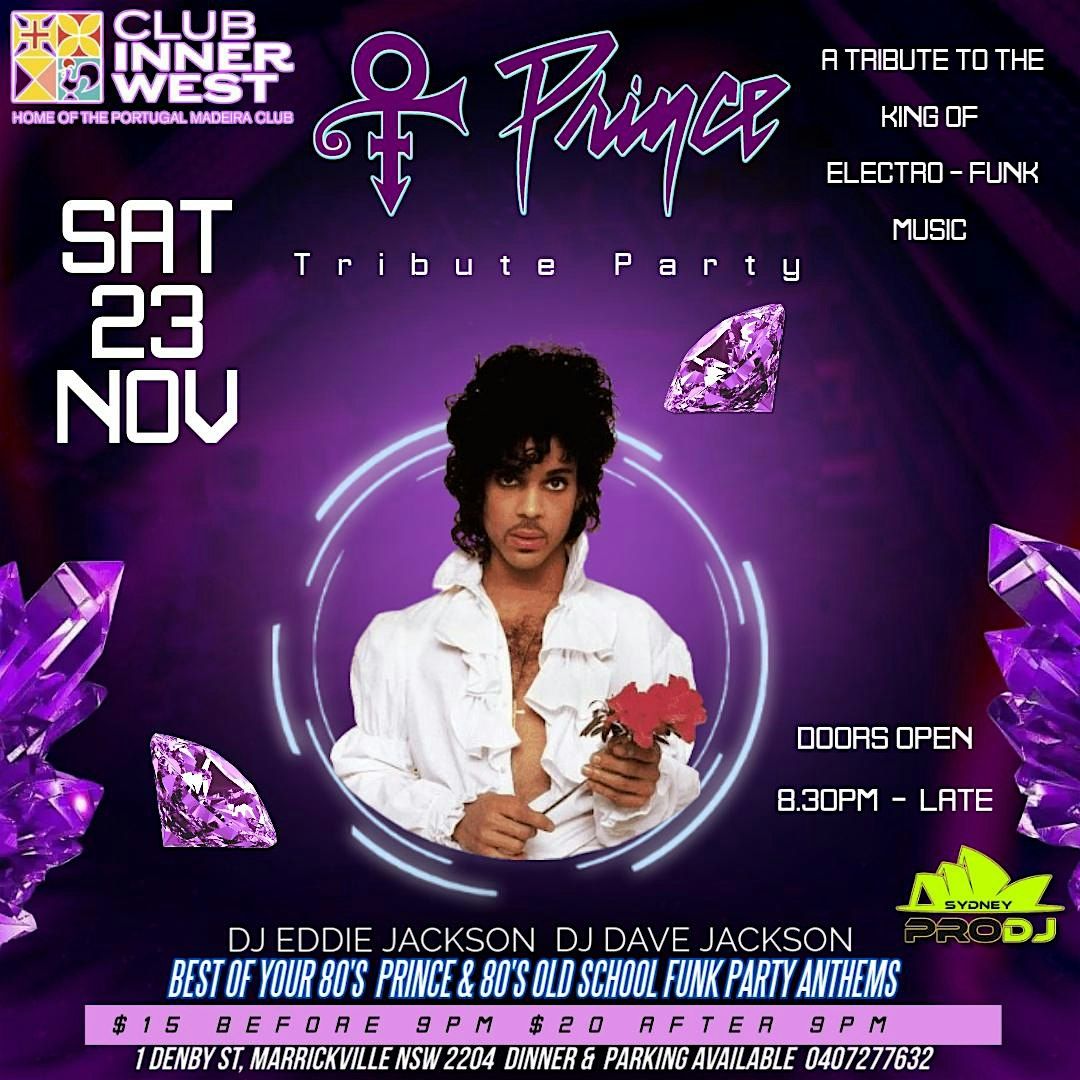 80's Prince Tribute & 80's Disco Funk Party ft. Djs Eddie & Dave Jackson