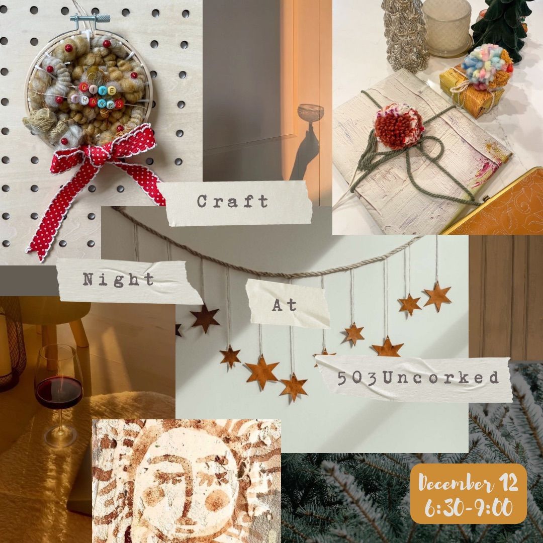 Craft Night at 503 Uncorked