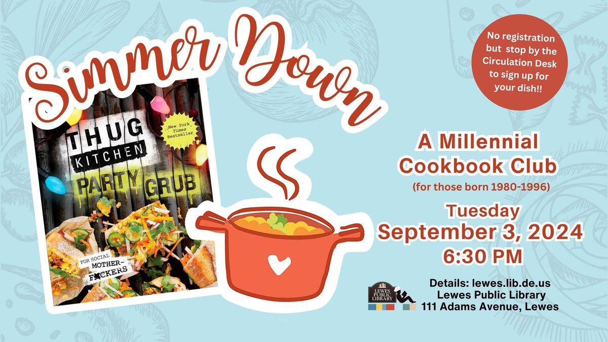 Simmer Down | A Cookbook Club for Millennials