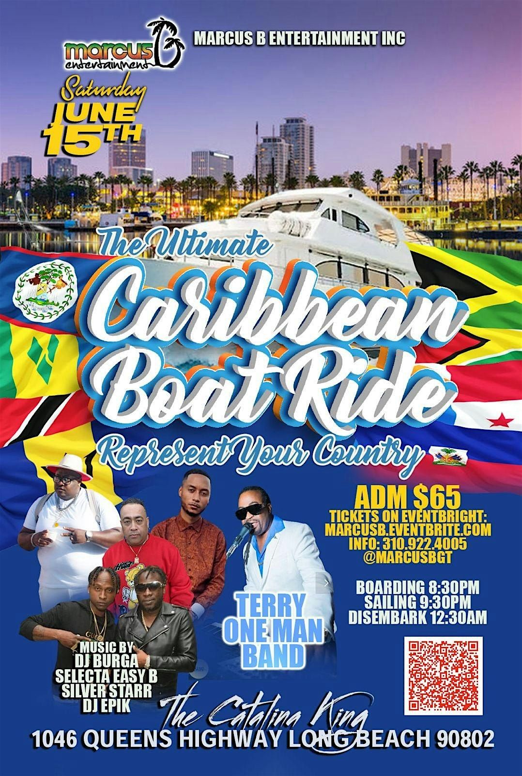 Caribbean Boat Ride \u201cRepresent Ya Country\u201d
