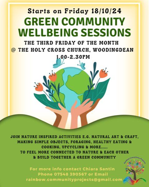 Green community wellbeing sessions