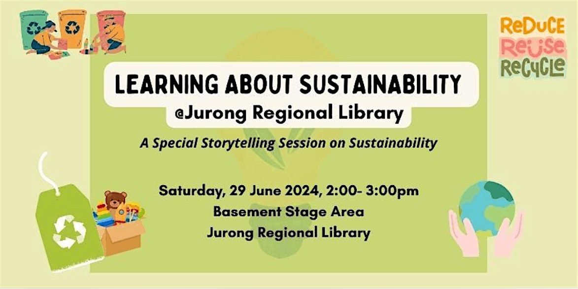 Learning About Sustainability @Jurong Regional Library
