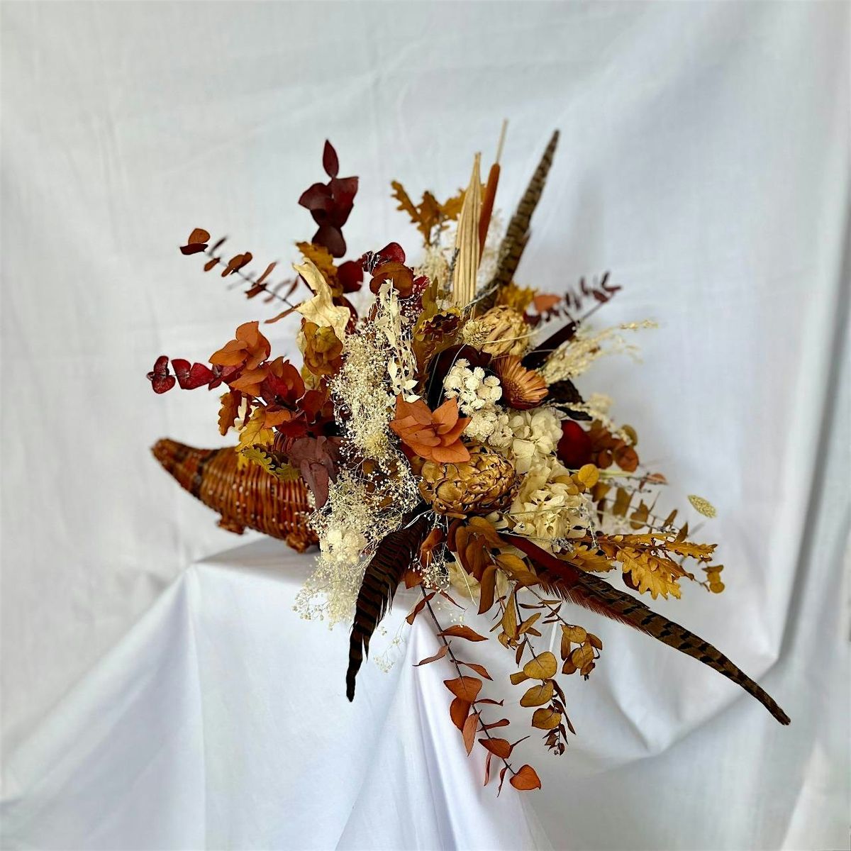 Flower Arranging Class: Harvest Cornucopia