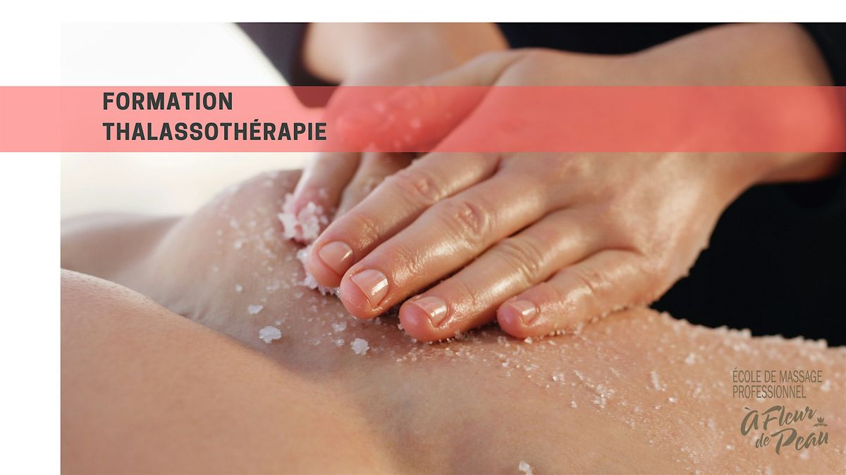 Formation soins corporels - Thalassoth\u00e9rapie