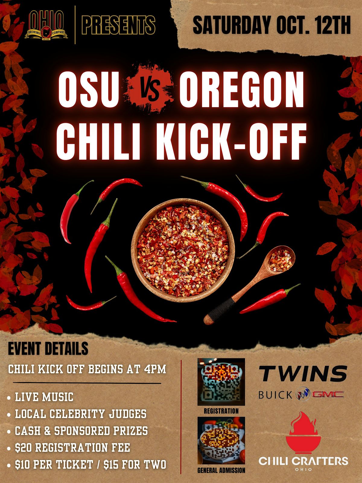 OSU VS. OREGON CHILI KICK-OFF