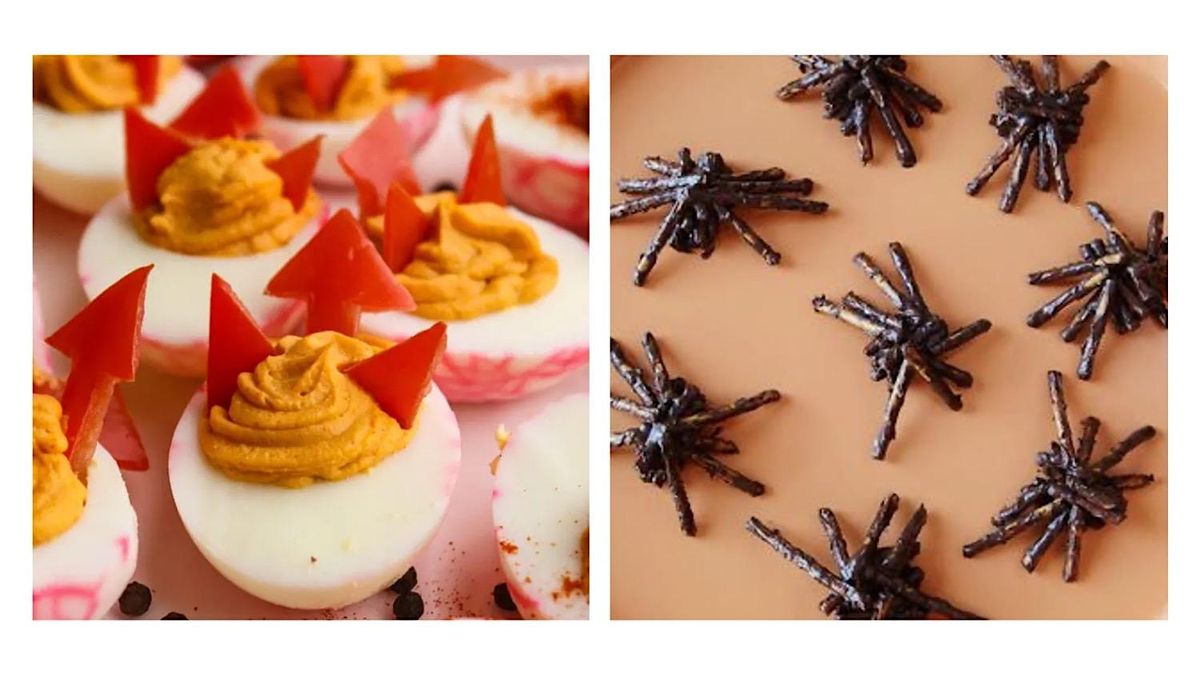 Culikid's 10\/27 Halloween Deviled Eggs + Spider Bites Virtual Cooking Class