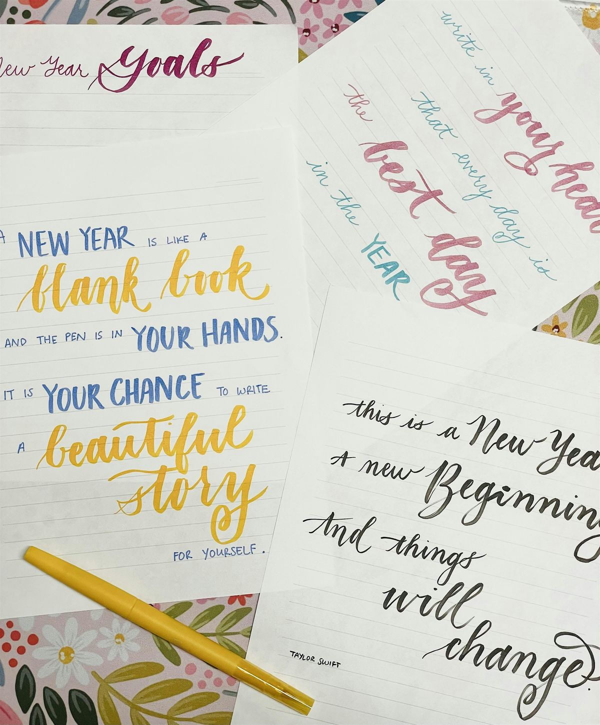 Calligraphy Brush Lettering with Michelle Chu
