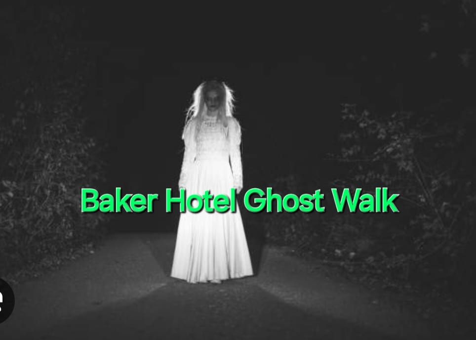 "The lady in white" of the Baker Hotel Ghost Walk