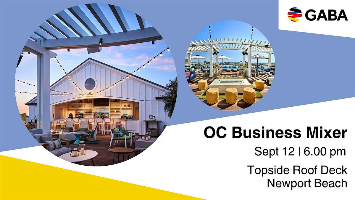 OC Business Mixer at Topside Roof Deck