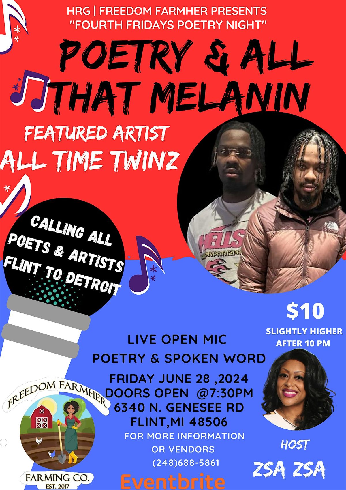 FOURTH FRIDAY POETRY & OPEN MIC IN FLINT (SAFE SPACE)6340 N. GENESEE RD