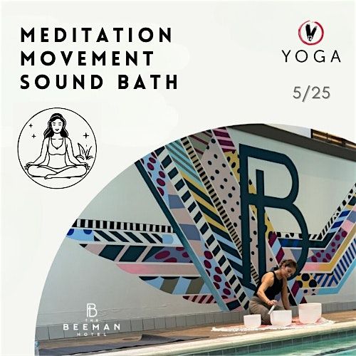 FREE Mediation: Poolside Movement & Sound with V12 Yoga