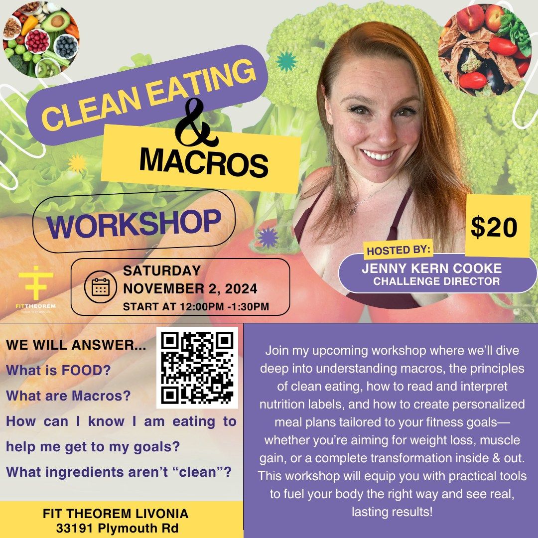 Macros & Clean Eating Workshop 