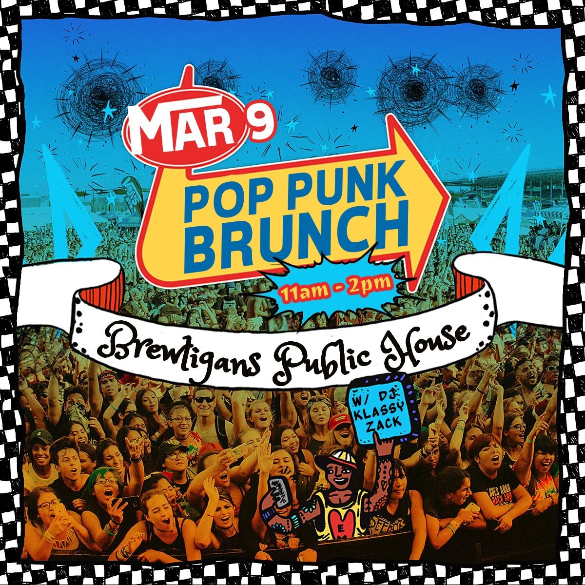 Pop Punk Brunch @ Brewligans Public House! Hosted by DJ Klassy Zack