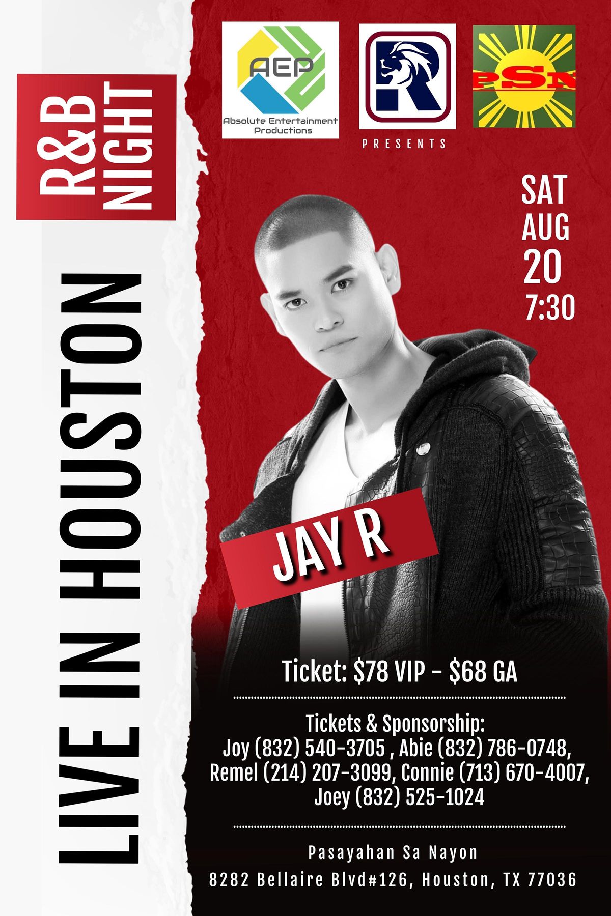 JAY R Live in Houston