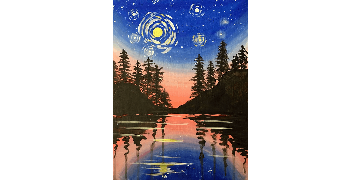 Starry Lake - Paint and Sip in Seattle | Classpop!\u2122
