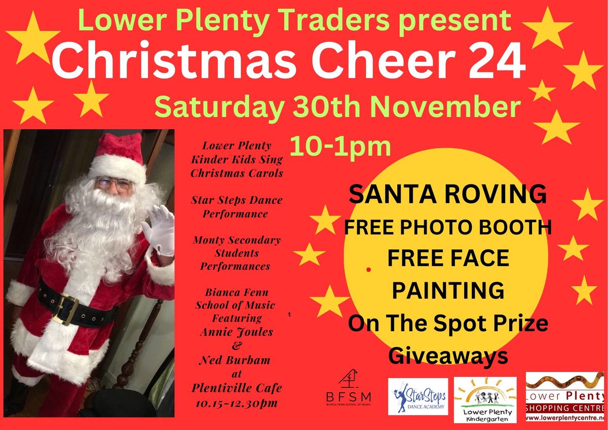 Christmas Cheer-Music, Santa, Free Photos &Face Painting 