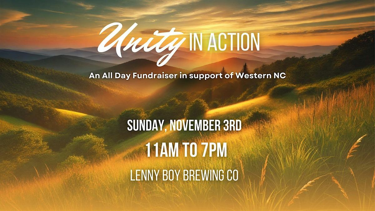 Unity in Action - Fundraiser for WNC