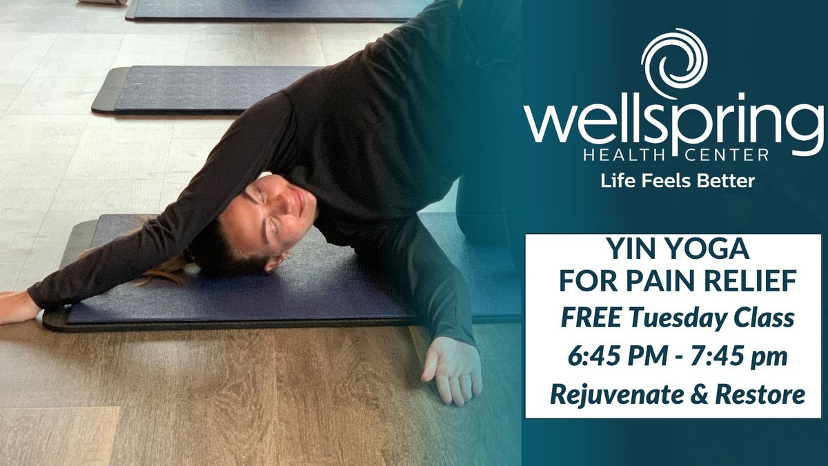 Yin Yoga For Pain Relief