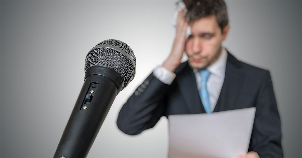 Conquer Your Fear of Public Speaking- Tucson - Virtual Free Trial Class