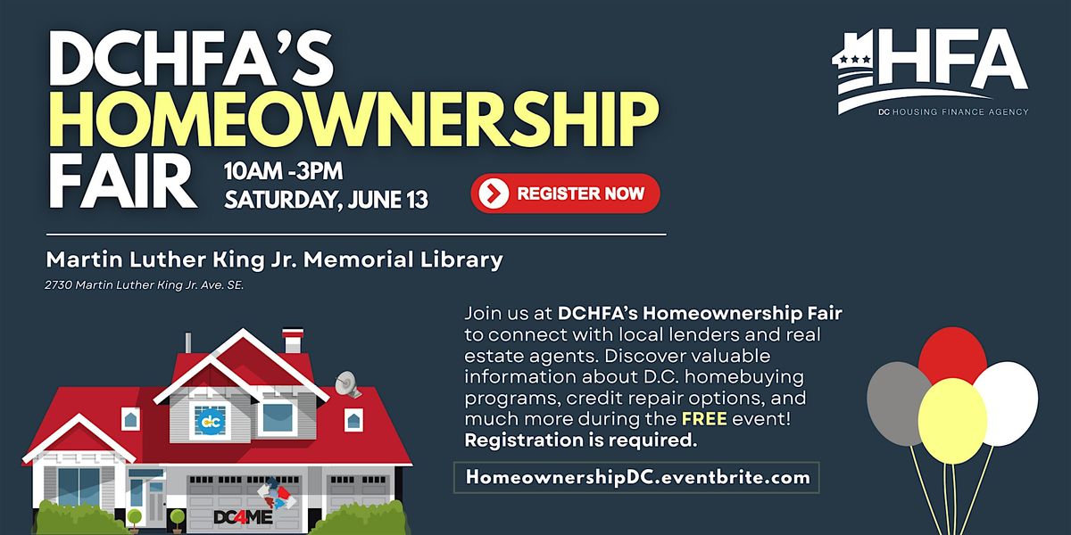 DCHFA's and DHCD's Homeownership Fair