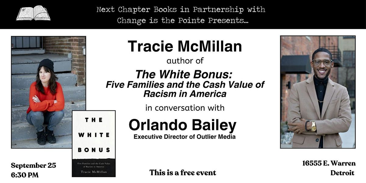 Author Discussion With Tracie McMillan