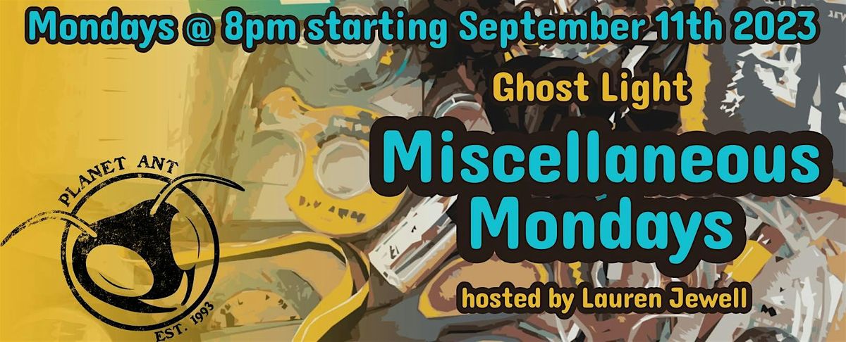 Miscellaneous Mondays: A Weekly Trivia Event at Ghost Light!