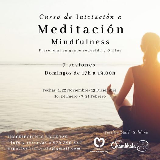 Curso de Iniciaci\u00f3n a Meditaci\u00f3n Mindfulness