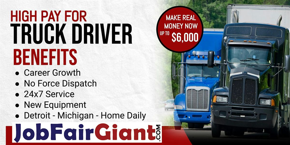 Detroit Local Driving Jobs Career Expo 2024