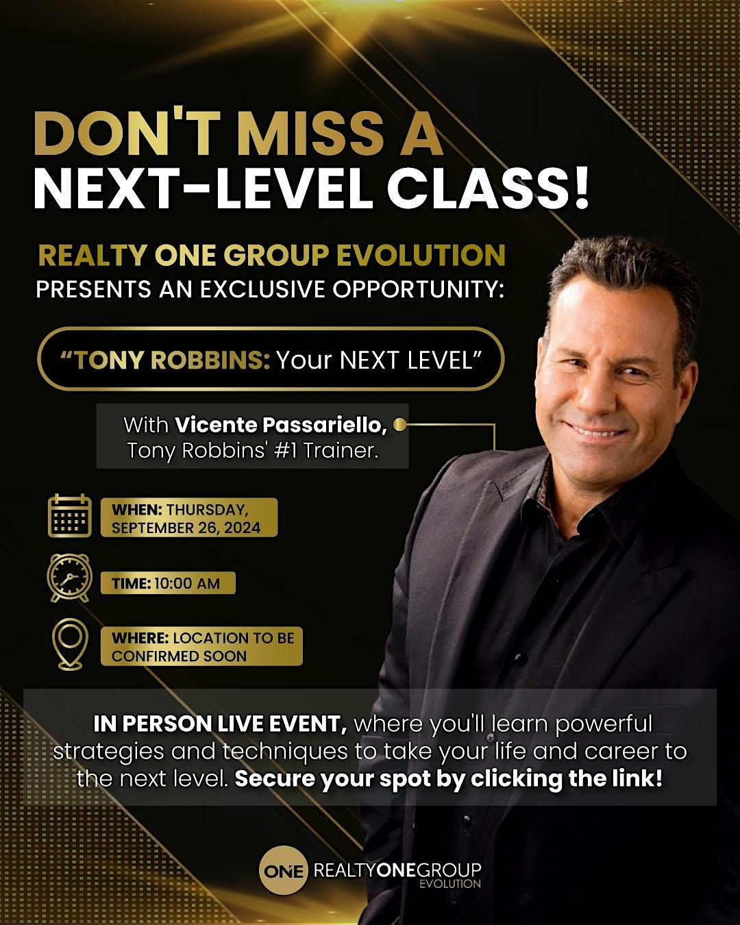 TONY ROBBINS: YOUR NEXT LEVEL