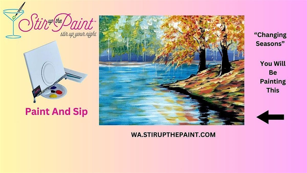 Bellevue Paint and Sip, Paint Party, Paint Night  With Stir Up The Paint