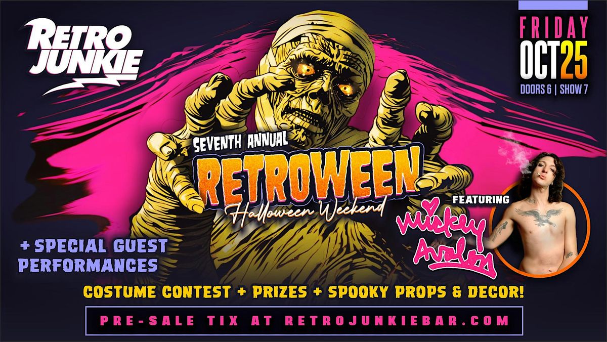 RETROWEEN w\/ MICKEY AVALON, Costume Contest + MORE!