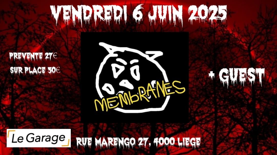 THE MEMBRANES (UK Punk Rock) + guest 