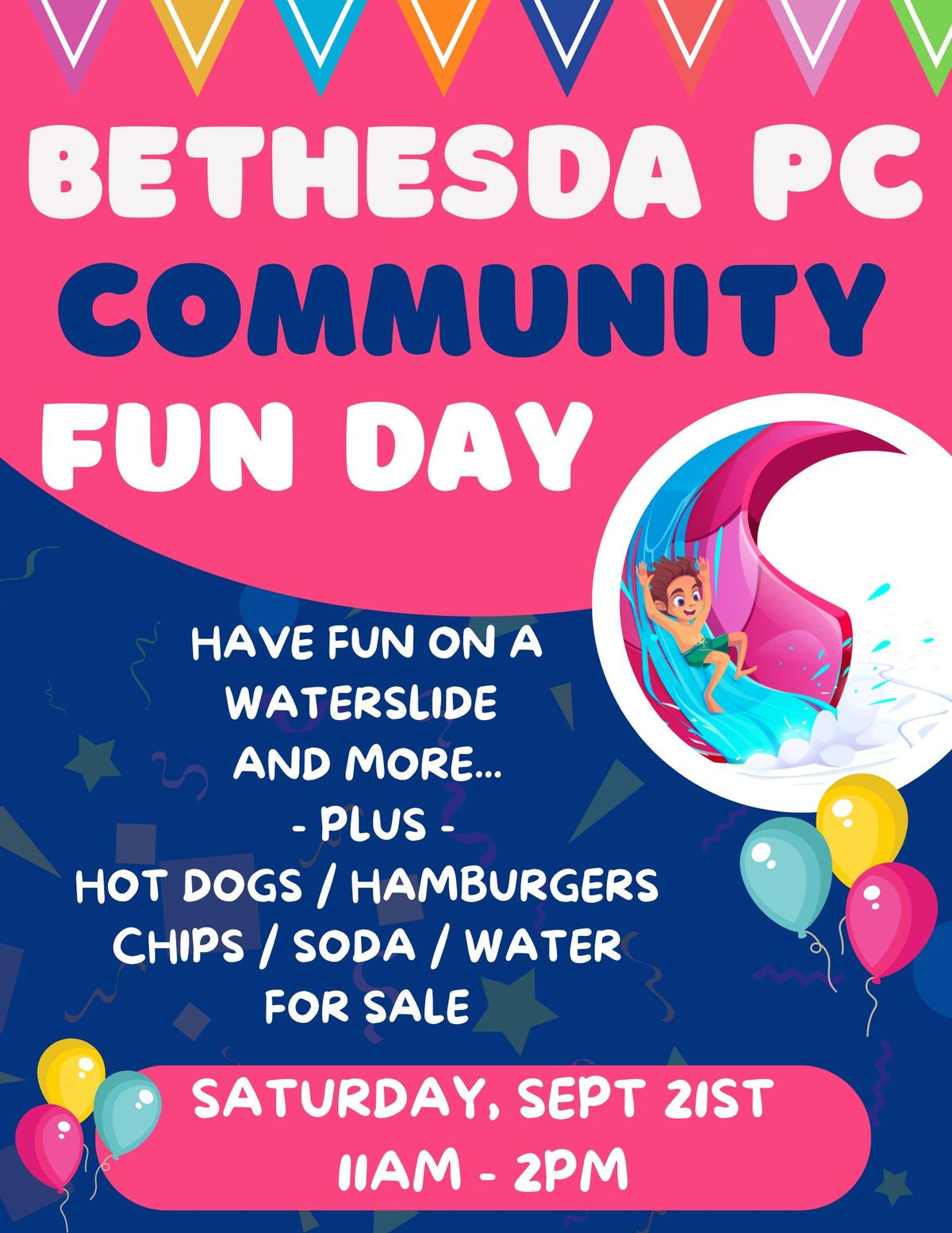 Community Fun Day At Bethesda Presbyterian Church!