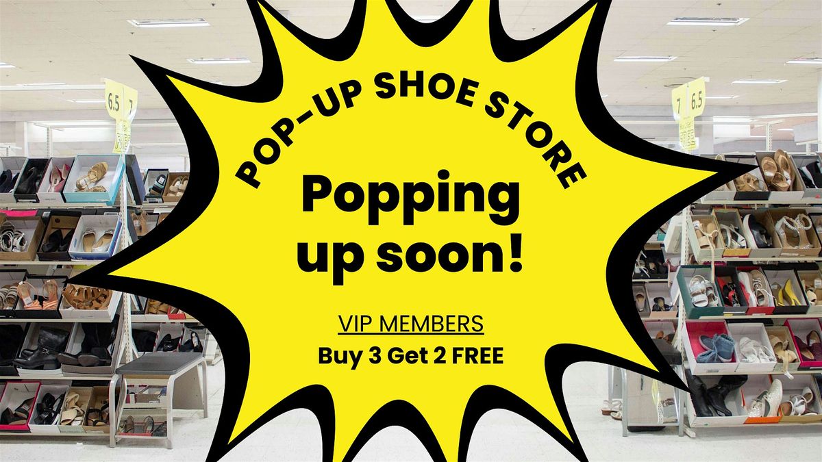 MASSIVE Shoe Sale! Warehouse Sale Pop-Up Shoe Store Sale in Cherry Hill
