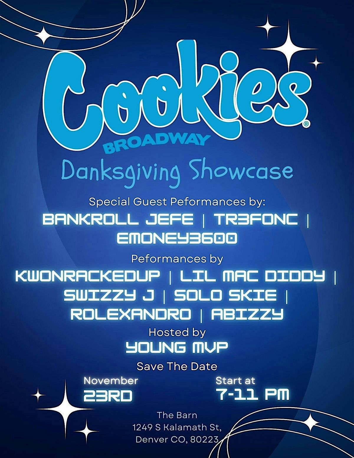 Cookies Danksgiving Showcase