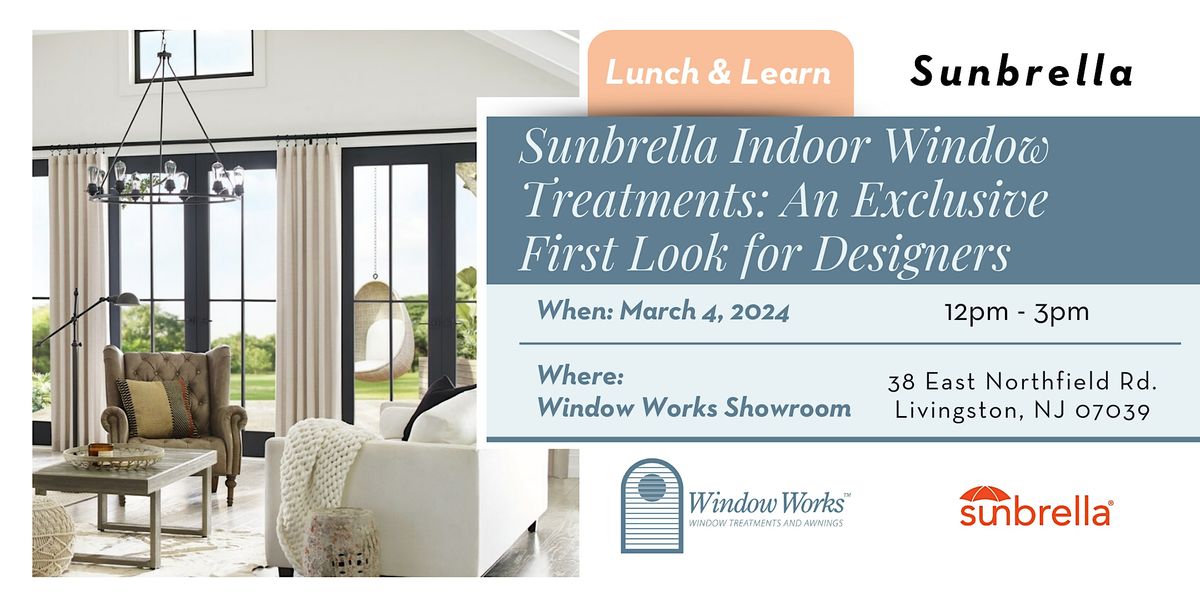 Sunbrella Indoor Window Treatments An Exclusive First Look, Window
