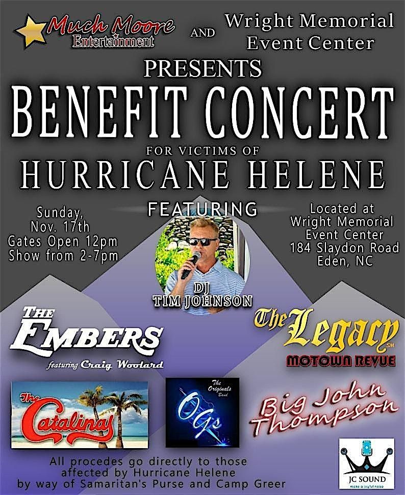 Benefit Concert for Victims of Hurricane Helene