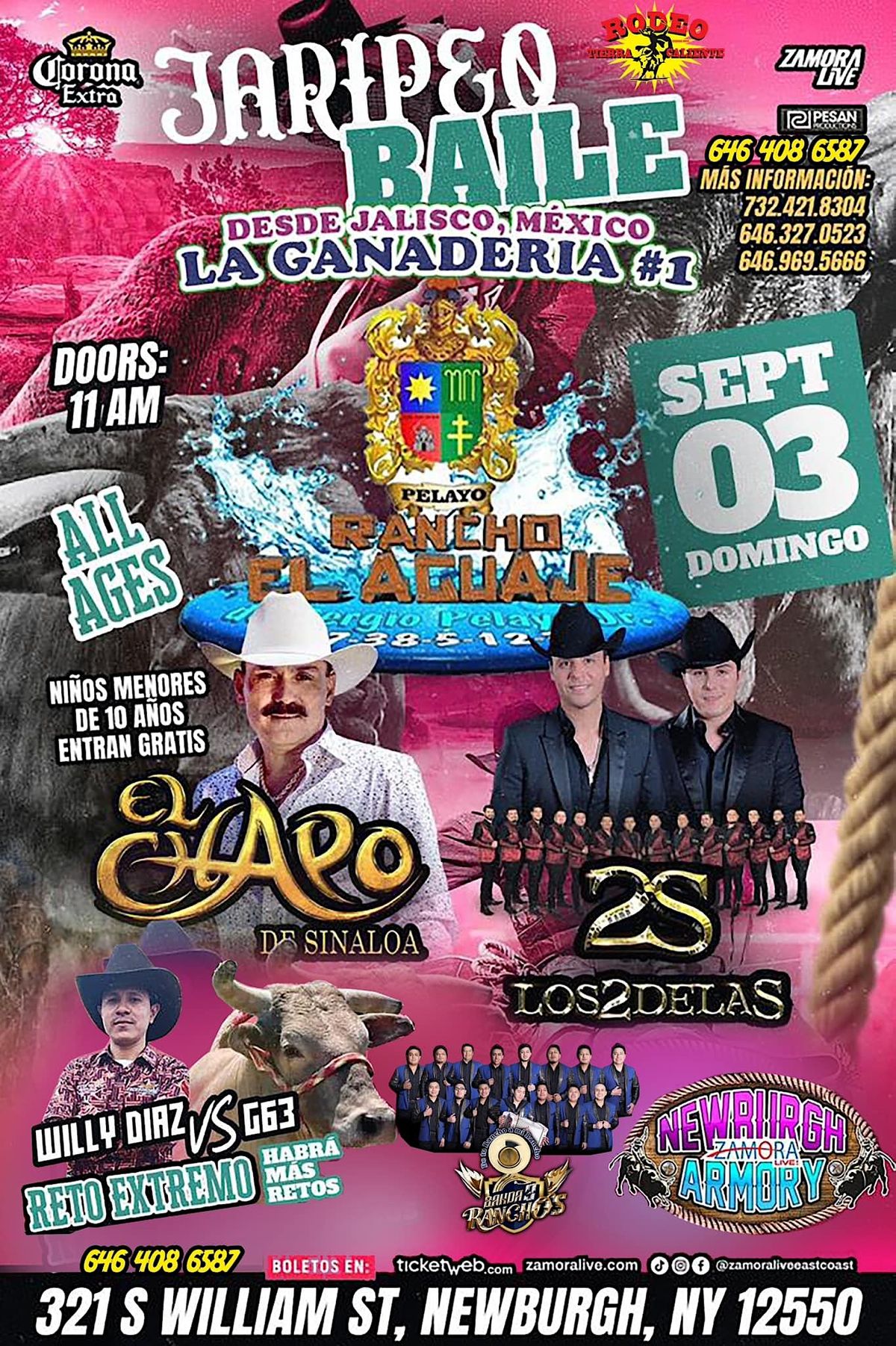 JARIPEO CON EL AGUAJE EN NEWBURGH