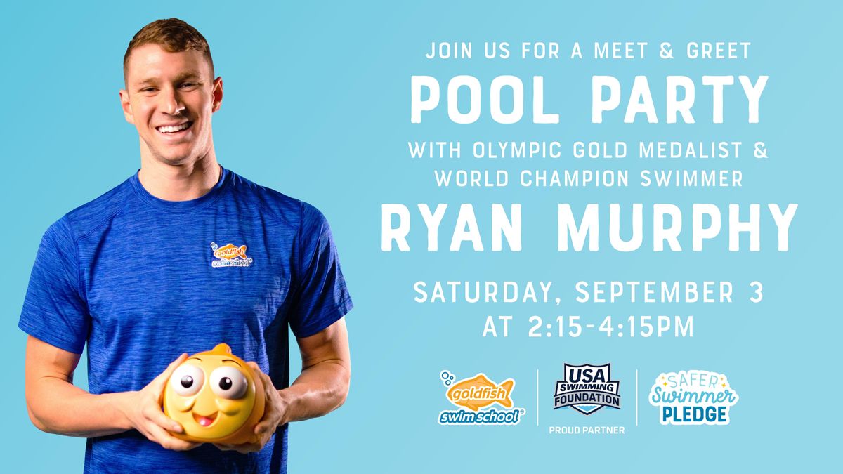 Meet and Greet with World Champion Swimmer and Olympic Medalist Ryan Murphy