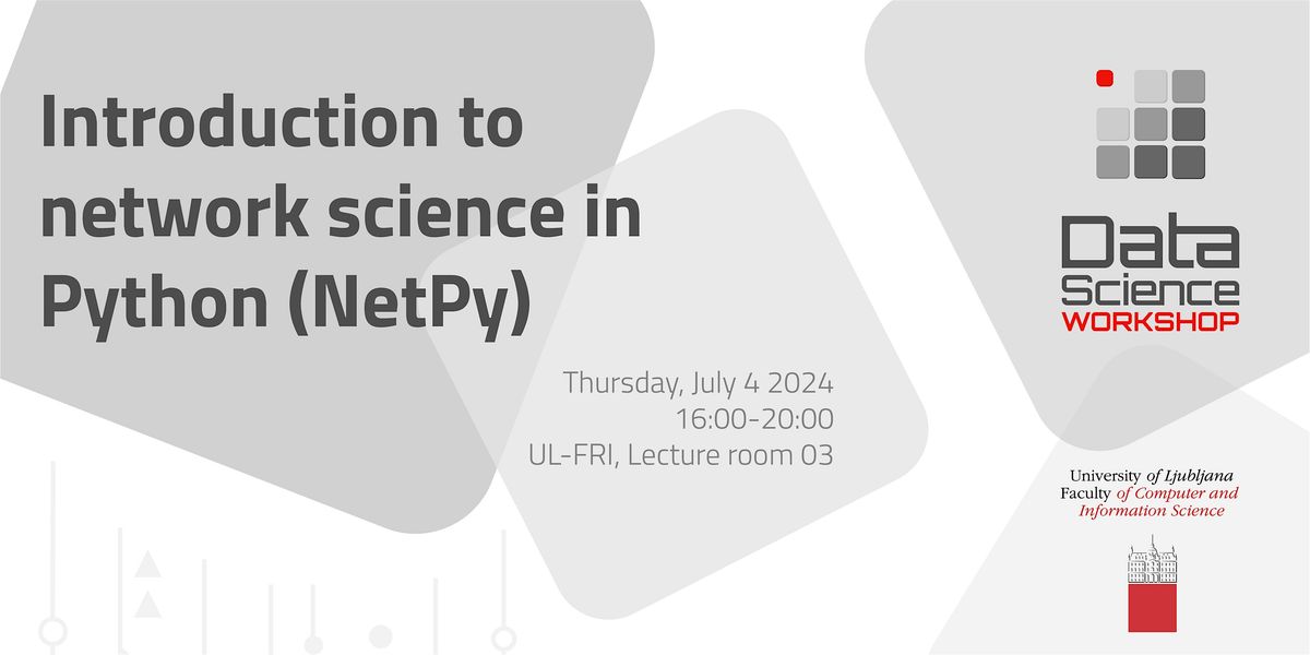 Introduction to network science in Python (NetPy)