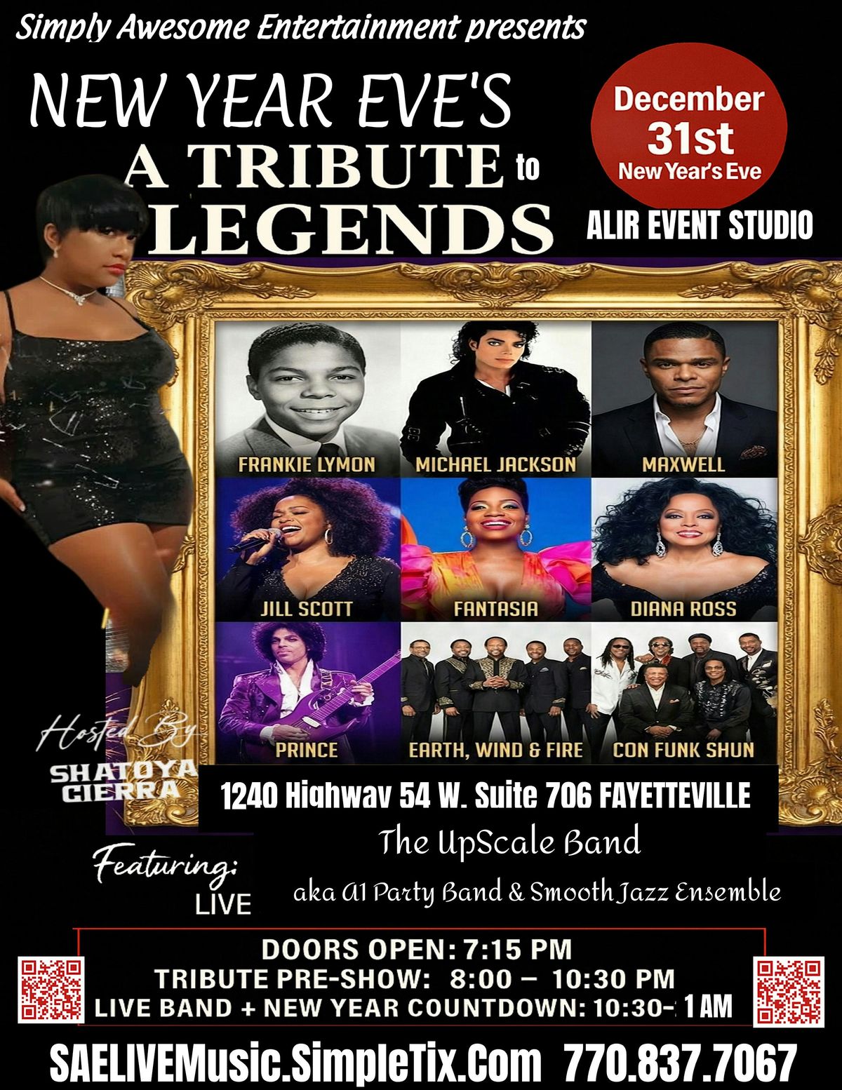 DAY PARTY! NEW YEAR\u2019S EVE AFTERNOON 1pm - 4pm - A SOULFUL TRIBUTE SHOW TO L