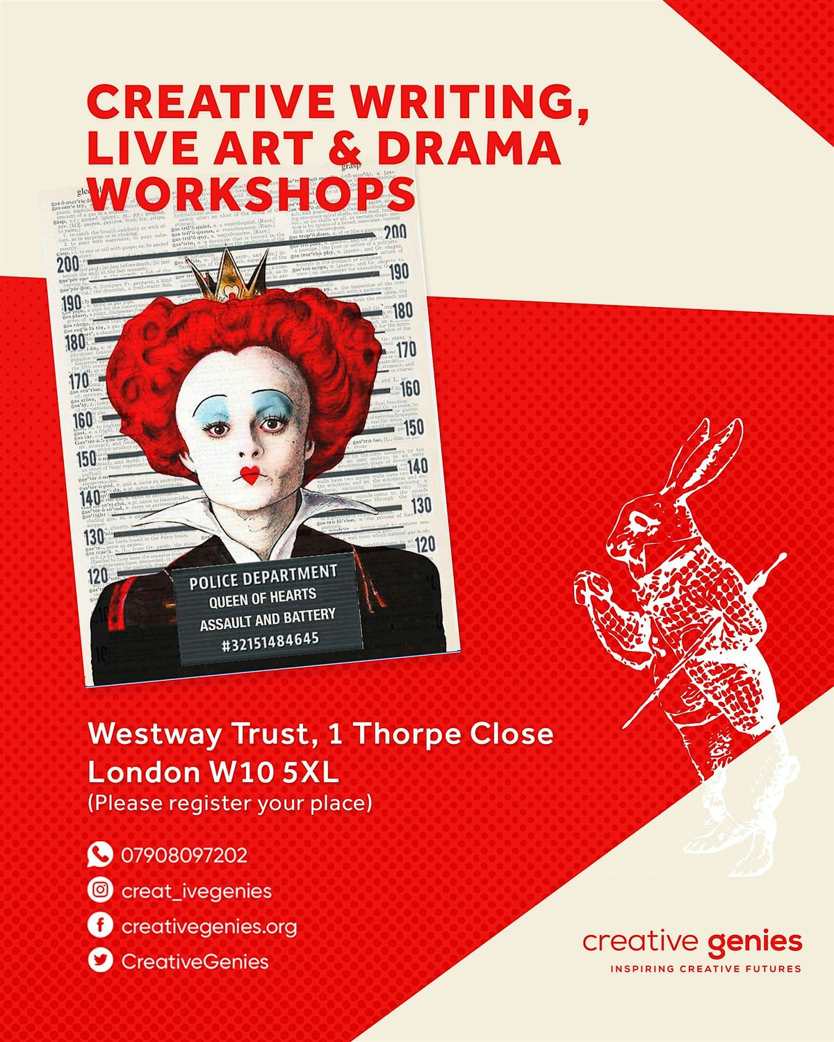 CREATIVE WRITING WITH LIVE ART & DRAM`A